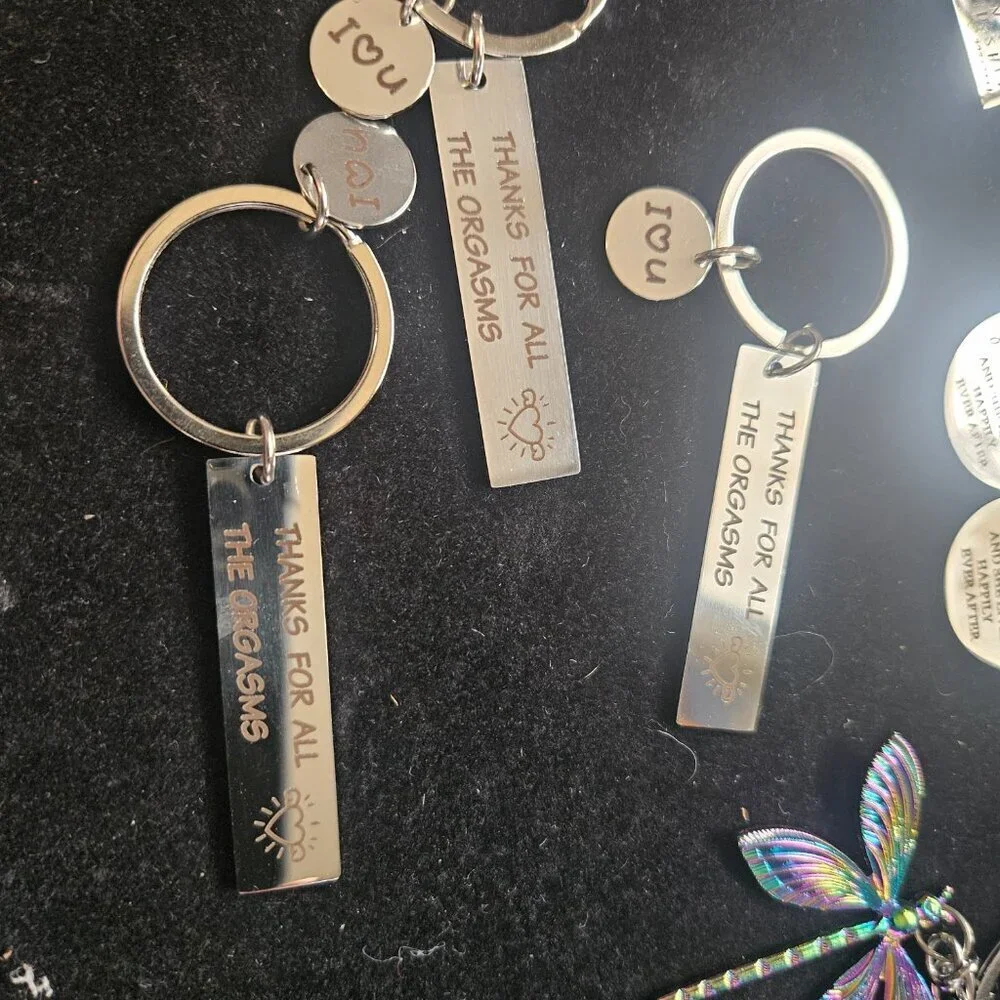 Funny & Inspirational Keychain Lot Dragonfly Mom Humor Novelty Key Rings Gift